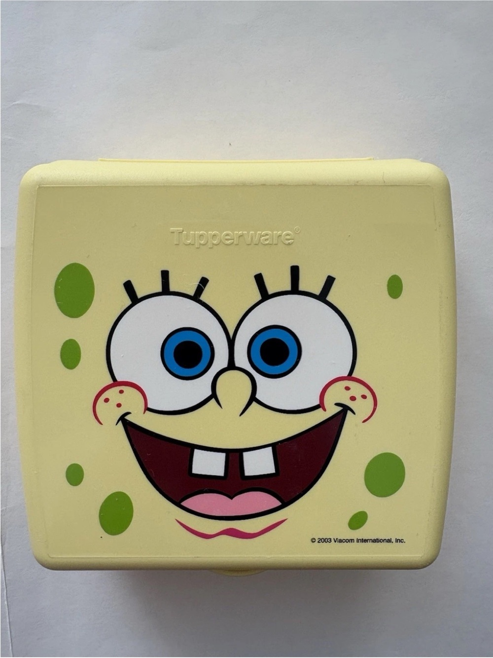 Vintage Tupperware SpongeBob SquarePants 2003